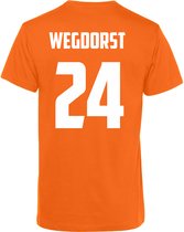 T-shirt Wegdorst 24 | oranje koningsdag kleding | oranje t-shirt | Oranje | maat 5XL