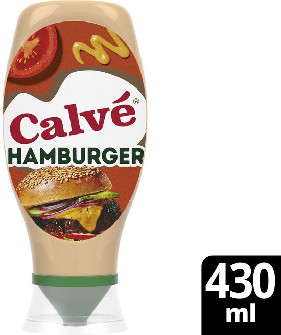 Portaal Taalkunde Dan Calvé Hamburger Saus Knijpfles - 8 x 430 ml - Voordeelverpakking | bol.com