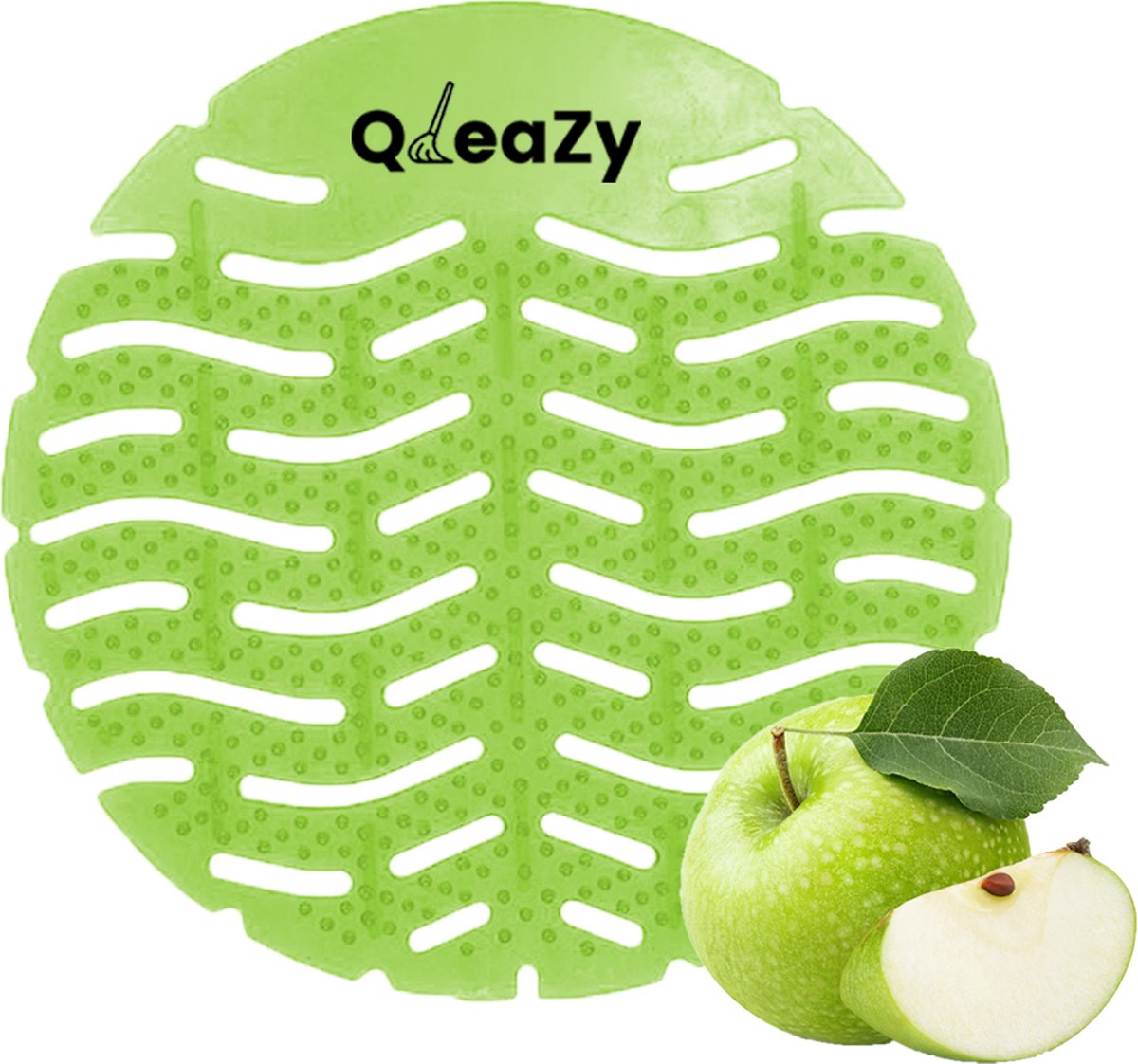 Urinoir matten Urinal Screen Wave 1.0 - Apple 10 stuks - Urinoirmatjes met 30 dagen frisse geur