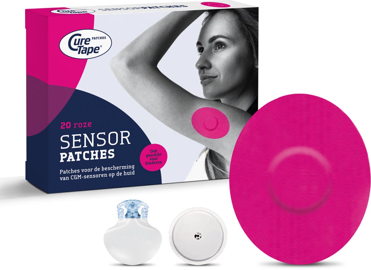 CureTape Patches Sensor Pleisters Roze Pleisters voor Freestyle