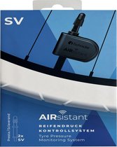 AIRsistant – 2 Capteurs – Valve Presta (SV) | Jauge de pression des pneus numérique | vérificateur d'air | manomètre | pression des pneus