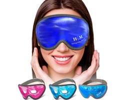 Verkoelend masker Gezicht tegen gezwollen en vermoeide ogen, donkere kringen, hoofdpijn, migraine, katers en zonnebrand, hitte- en verkoelende maskers voor de ogen, ijsmasker voor gezicht voor mannen en vrouwen