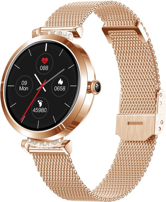 LIGE Stappenteller voor heren en dames, 1,47 inch HD smartwatch voor