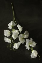 Siererwt - 100CM wit - pronkerwt - reukerwt - lathyrus - kunstbloemen - nepbloemen - nepbloem - kunstplant - decoratie - bloemen - kunstbloemen voor in pot - bloempot bloemen - best verkocht