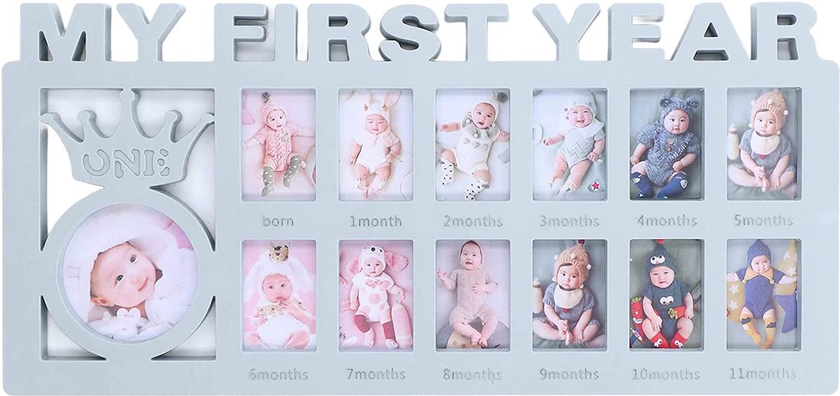 Goedkoopste Babyfotolijst Set \ posters voor de kinderkamer - Baby Hand en Footprint Kit \ kit voor pasgeboren jongens/meisjes - baby fotolijst, Fotolijstplank