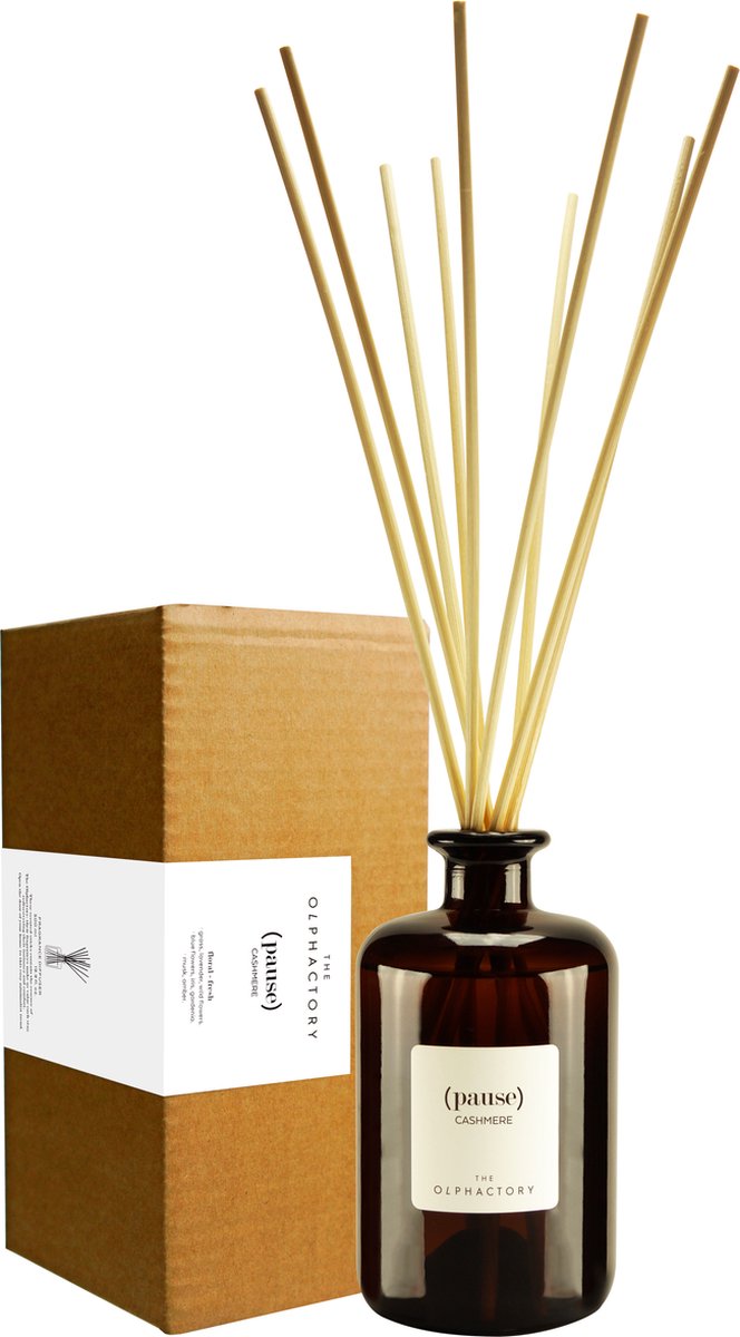 The Olphactory - XXL 500 ml - bâtonnets de parfum de luxe - Diffuseur -  Cachemire | bol.