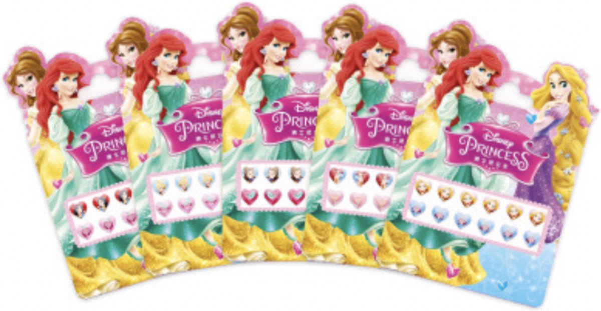 Disney- Kinderoorbellen - Plakoorbellen - Prinsessen - Prinses - Stickers -  Oorbellen... | bol.com