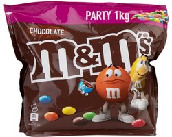 M&M'S Pinda chocolade partyzak - 6 x 1kg - The famous Amsterdam Candy Store