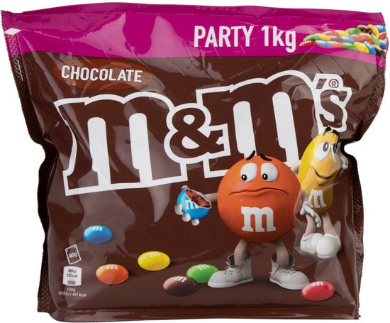 Chocolate M&M s Chocolate Party Bag 1kg