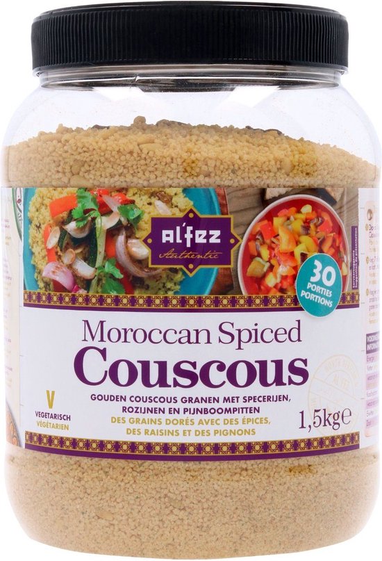 Alfez Moroccan spiced couscous - Pot 1,5 kilo