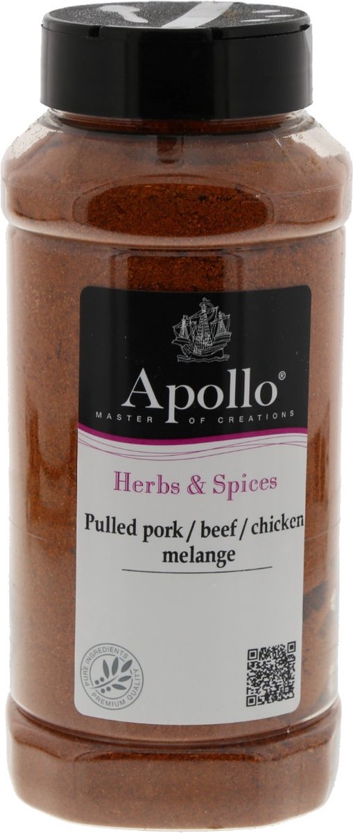 Goedkoopste Apollo Pulled pork/ beef/ chicken melange - Bus 650 gram