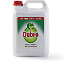 Dubro Geconcentreerd Afwasmiddel Limoen Fris 5 liter
