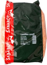 Sabarot Rode linzen - Zak 5 kilo