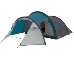 Coleman Cortes 2 Tunneltent - tent 2 persoons - ruime voortent - snel opzetten - Blauw/Wit