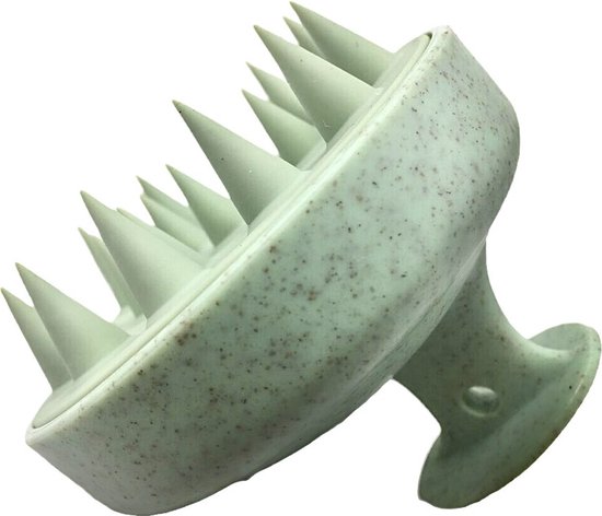 ACCUEIL EN LIGNE Massage Cuir Chevelu - Brosse Massage - Soins capillaires - Brosse Shampooing - Brosse Massage Lessive Chevelu - Brosse Lavante - Antipelliculaire - Vert