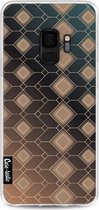 Casetastic Samsung Galaxy S9 Hoesje - Softcover Hoesje met Design - Abstract Diamonds Print