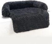 Topmast Dog Mat Comfy - Dog Basket Donut - Dog Bed - Dog Blanket Couch - 90 x 80 cm - Anthracite