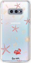 Casetastic Samsung Galaxy S10e Hoesje - Softcover Hoesje met Design - Sea World Print