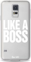 Casetastic Samsung Galaxy S5 / Galaxy S5 Plus / Galaxy S5 Neo Hoesje - Softcover Hoesje met Design - Like a Boss Print