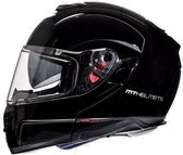 Mt Helmets Atom Sv Solid Modulaire Helm Zwart XS