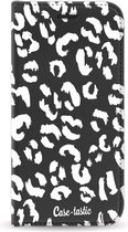 Casetastic Wallet Case Black Apple iPhone X - Leopard Print White