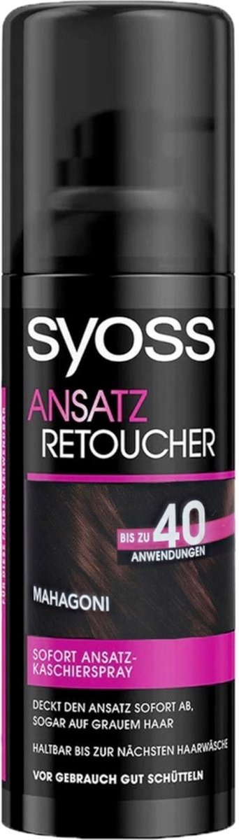 Syoss Uitgroeispray - Donker Mahonie - 120ml