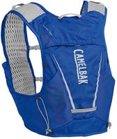CamelBak Ultra Pro Vest voor Vrouwen - Maat M - Ultralicht Materiaal - Borstomvang 81-93 cm - Ruimte voor 2 Flexibele 500 ml flessen - 3D Vent Mesh - Reflecterend - Hardloopvest - Drinkhouder - Drinkzak - Lichtgewicht - Blauw met Zilver