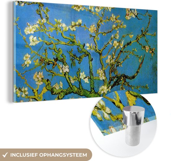 Peinture sur Verre - Fleur d'Amandier - Vincent van Gogh - 160x80 cm - Peintures sur Verre Peintures - Photo sur Glas