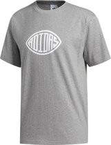adidas Performance Football Tee T-shirt Mannen grijs 2XS