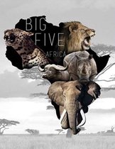 Diamond Painting Volwassenen - Big Five Afrika - 40x60 cm - Nog te beplakken met vierkante steentjes - Compleet hobbypakket - Volledig te bedekken met steentjes