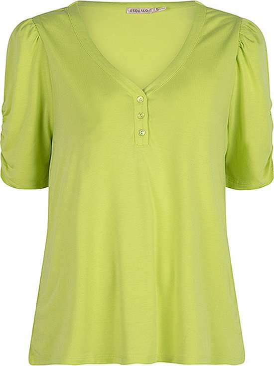 Esqualo t-shirt HS23-30235 - puff sleeve Lime