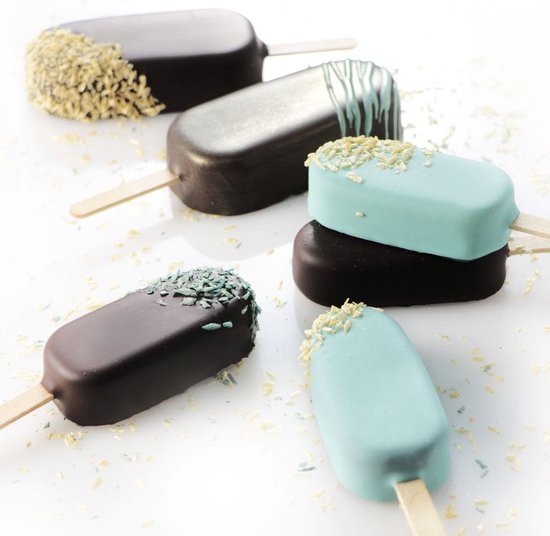 Ijslolly Mallen 2 X 4 Roosters Ice Pop Herbruikbare Ijs Mold