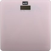 Pèse-personne MSV - rose clair - verre - 30 x 30 cm - numérique - pèse-personne