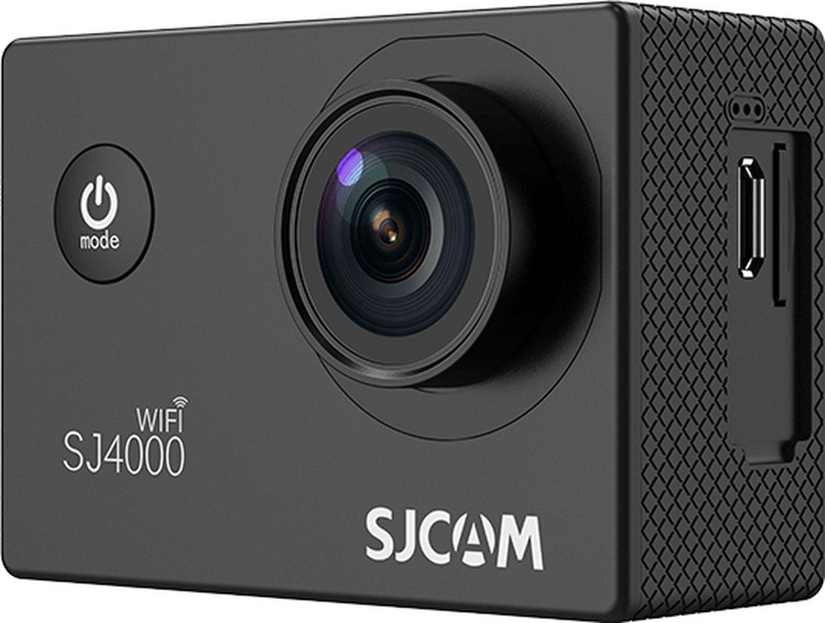 SJCAM SJ4000 WiFI Action Cam 4K - 2.0" LCD Scherm - 30M Waterproof - 12MP Lens - Zwart