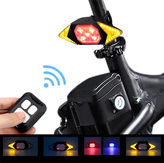 Feu Arrière Moto Avec Clignotants Intégrés - Remplacement Universel, Chrome Et Noir, Lot De 2