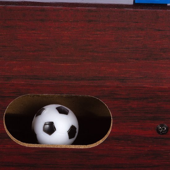 Thumbnail van een extra afbeelding van het spel Tafelvoetbal - Tafelvoetbalspel - Tafelvoetbalspel - Tafelvoetbaltafel - Voetbaltafel - Voetbaltafel klein - 51 x 31 x 8 cm - Zwart