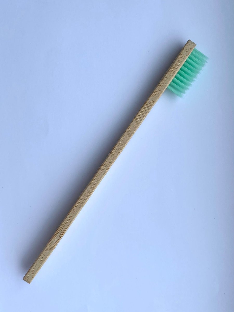 Bamboe tandenborstel Mint - Gratis Verzending - Tandenborstels - Bamboo - Duurzaam en milieuvriendelijk - Perfect voor dagelijks gebruik