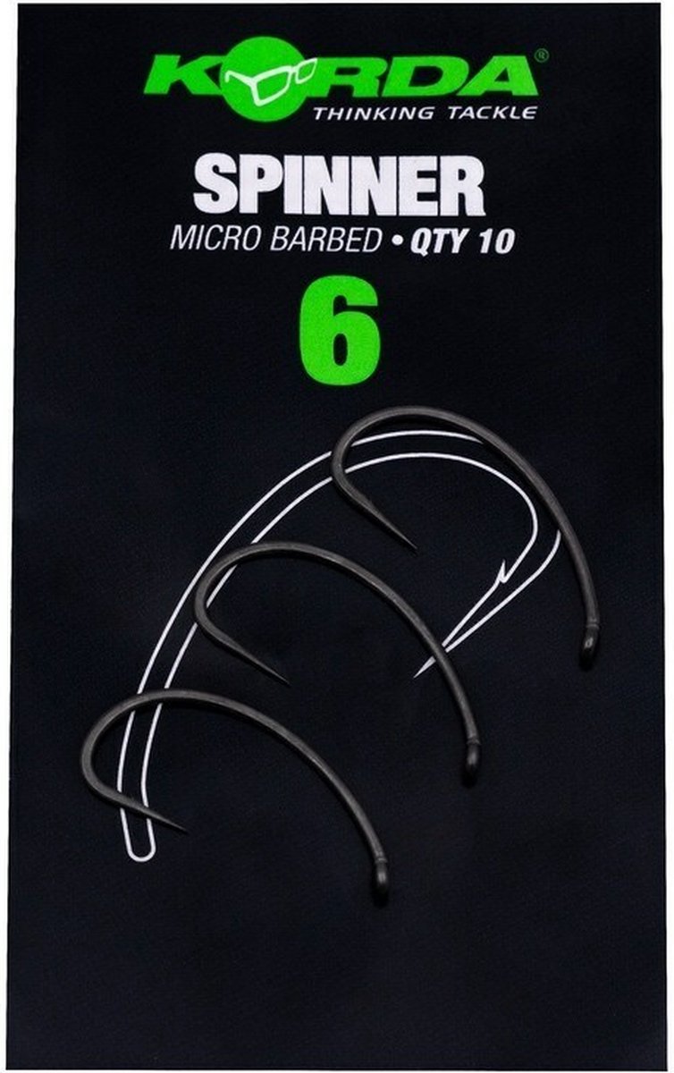 Korda Spinner Micro Barbed (10 pcs) - Maat : 6
