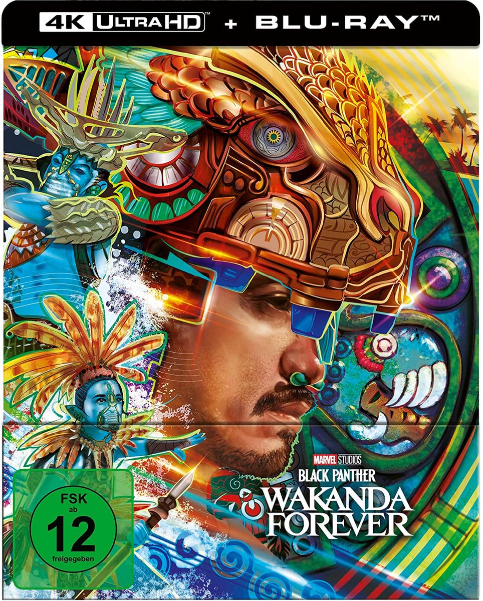 Black Panther: Wakanda Forever 4K UHD Edition (Steelbook - Motiv: Talokan) Special Edition [4K Ultra HD + Blu-ray]-