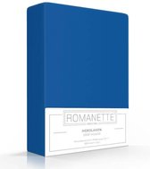 Luxe Verkoelend Hoeslaken - Kobalt - 160x200 cm - Katoen - Romanette