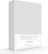 Luxe Verkoelend Hoeslaken - Zilver - 160x220 cm - Katoen - Romanette