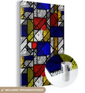Peintures en plexiglas - Mondrian - Glas - Oude Meesters - 20x30 cm