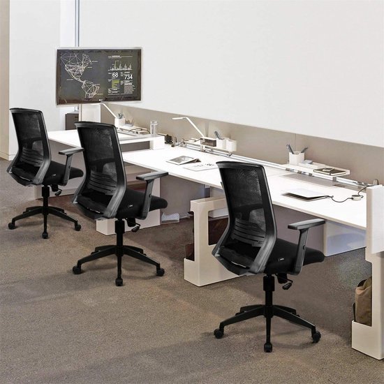 K IKIDO Ergonomische bureaustoel met verstelbare zitting