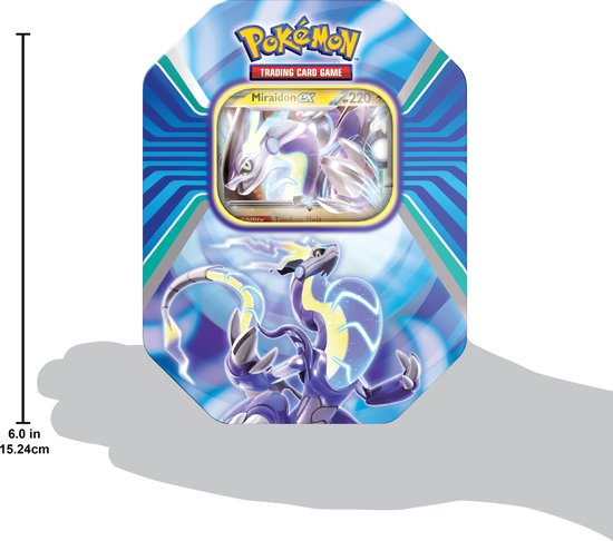 Pokémon Paldea Legends Tin 2023 - Miraidon ex - Pokémon Kaarten