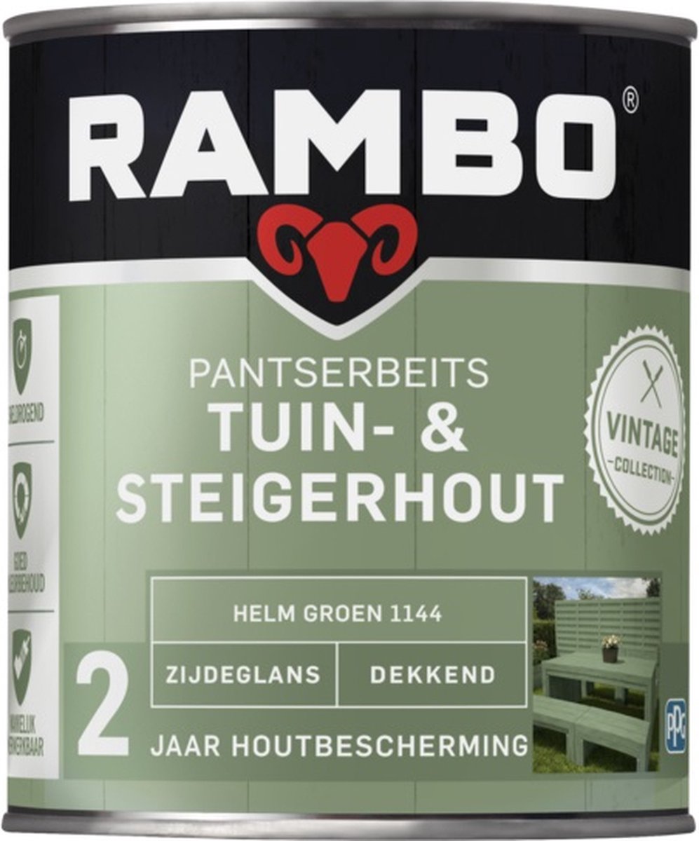 Rambo Pantserbeits Tuin & - Dekkend Zijdeglans - Waterproof -... | bol.com