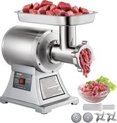 Vevor 250 Kg/u Elektrische Vleesmolen - Vleessnijmachine - Snijmachine Allessnijder - Snijmachine Electrisch - Groentesnijder - Vleesmachine - Vleessnijder