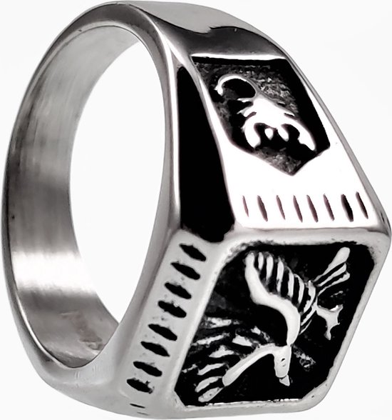 Serti Fer à Cheval Lance Sonnerie Aigle Professionnel Diamant Or Et Argent A&B USA