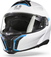 AGV Tourmodular Multi Mplk Frequency Light Grey Blue XL - Maat XL - Helm