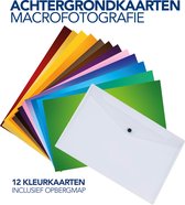 Foto Buddy - Achtergrondkaarten - Macrofotografie - 12 kaarten - inclusief luxe opbergmap