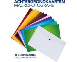 Foto Buddy - Achtergrondkaarten - Macrofotografie - 12 kaarten - inclusief luxe opbergmap